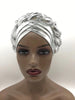 2020 female turban caps cross ready to wear headscarf bonnet arab head wraps african Women braid turbans auto gele headties