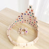 Wooden Toy Gems Blocks Rainbow Stacking Jenga Blocks Toys Natural Wood Blocks Kids Blocks Educational Houten Speelgoed