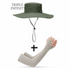 2020 New Fashion Summer Bucket Hat Cowboy Men Outdoor Fishing Hiking Beach Hats Mesh Breathable Anti UV Sun Cap Large Wide Brim