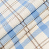Men's 100% Cotton Long Sleeve Contrast Plaid Checkered Shirt Pocket-less Design Casual Standard-fit Button Down Gingham Shirts