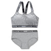 Cotton Girls Bra And Panty Sets Teenage Girls Cotton Padded Training Bra + Panties Kids Sports Bra Panties Underwear