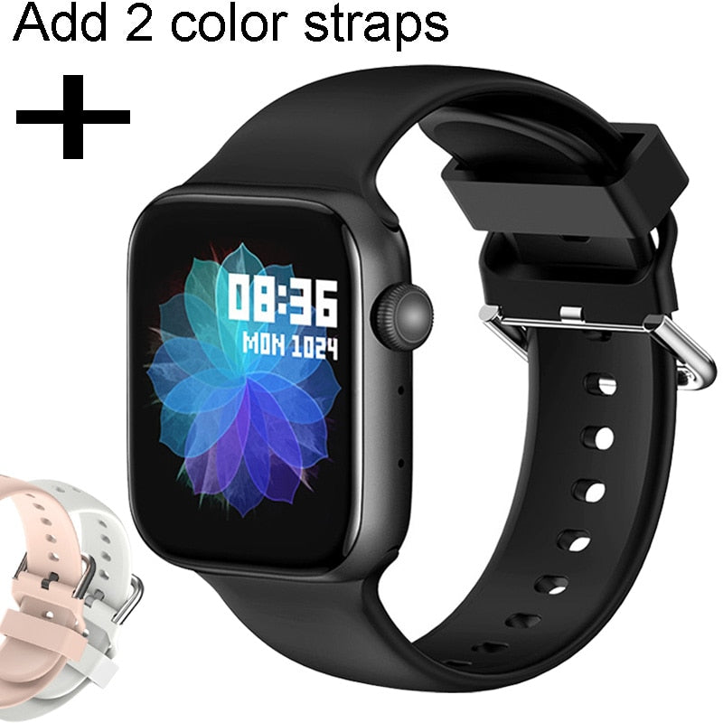 LD6 Smart Watch Women Bluetooth Call Fitness Tracker Heart Rate Full Touch Smartwatch Men Women Music Control Sport Watch IWO