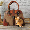 IMYOK New Designer Casual Women Tote Vintage Hand Bags Soft Leather Laides Shoulder Bag High Quality Sac a Main Femme