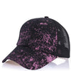 2021 Ponytail Women's Baseball Cap Women Snapback Mesh Trucker Caps Female Summer Bone Black Adjustable Hip Hop Hats Cap - Surprise store