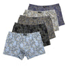 4pcs/Lot Men's Underwear Men's Cotton Boxer Pants Youth Print Loose Fatty 110KG Boxer Shorts Mailbag