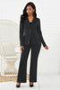 women's suit office two piece set long sleeve suit pants 2 piece set female winter two pieces sets office female - Surprise store