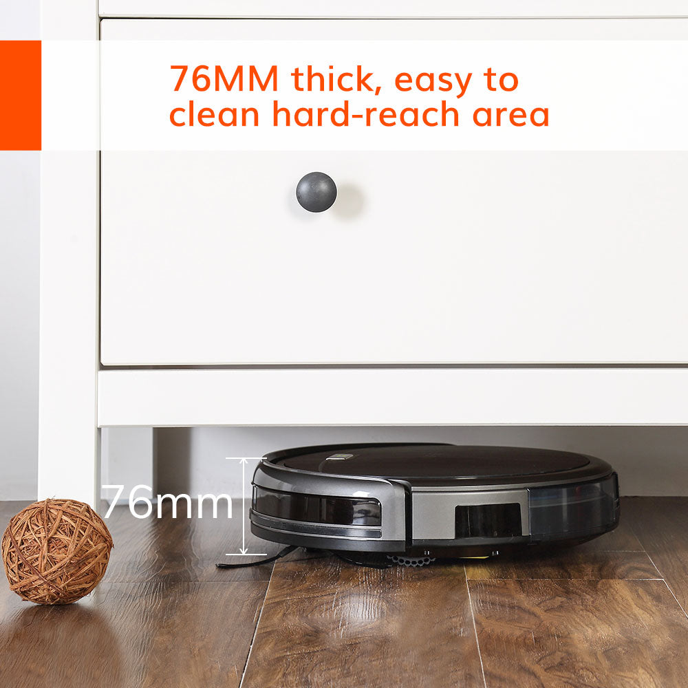 ILIFE A4s Robot Vacuum Cleaner , Carpet & Hard Floor Large Dustbin Miniroom Function Auto Recharge Household cleaning tools