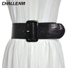 Fashion Women's Wide Belt Women's Wild Pin Buckle Faux Leather Lightweight Small Waist Seal x220