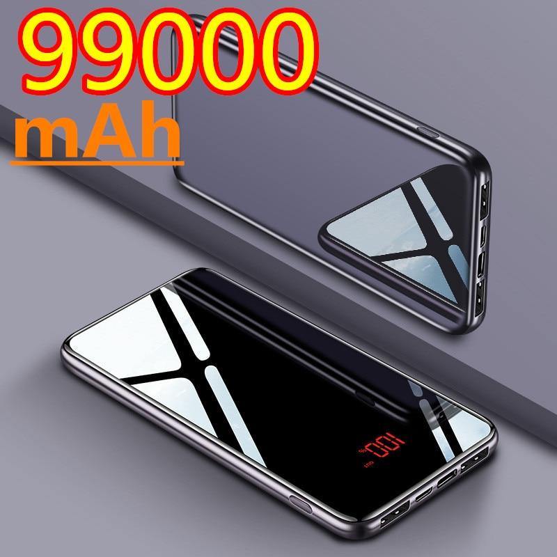 Power Bank 99000mAh Quick Charge Dual USB Large Capacity Fast Charging Portable Powerbank for IPhone Xiaomi Samsung - Surprise store