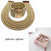 Liffly African Jewelry Set Fashion Choker Necklace Sets for Women Bohemia Bracelet Statement Jewelry Magnetism Button