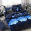 Classic Black White Grid Bedding Set Fashion Polka Dot Double Bed Linens Cover Set Quilt Pillowcase Shinging Star Pattern