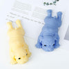 Soft Cute Realistic Silicone Bulldog Soft Animal Stress Relieve Kids Adult Toy Animal dog Toy