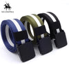 NO.ONEPAUL Men's casual fashion tactical belt alloy automatic buckle