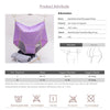 Women's Menstrual Leak-Proof Breathable Physiological Panties High Waist Cotton Briefs with Pocket Underwear Women DULASI Panty