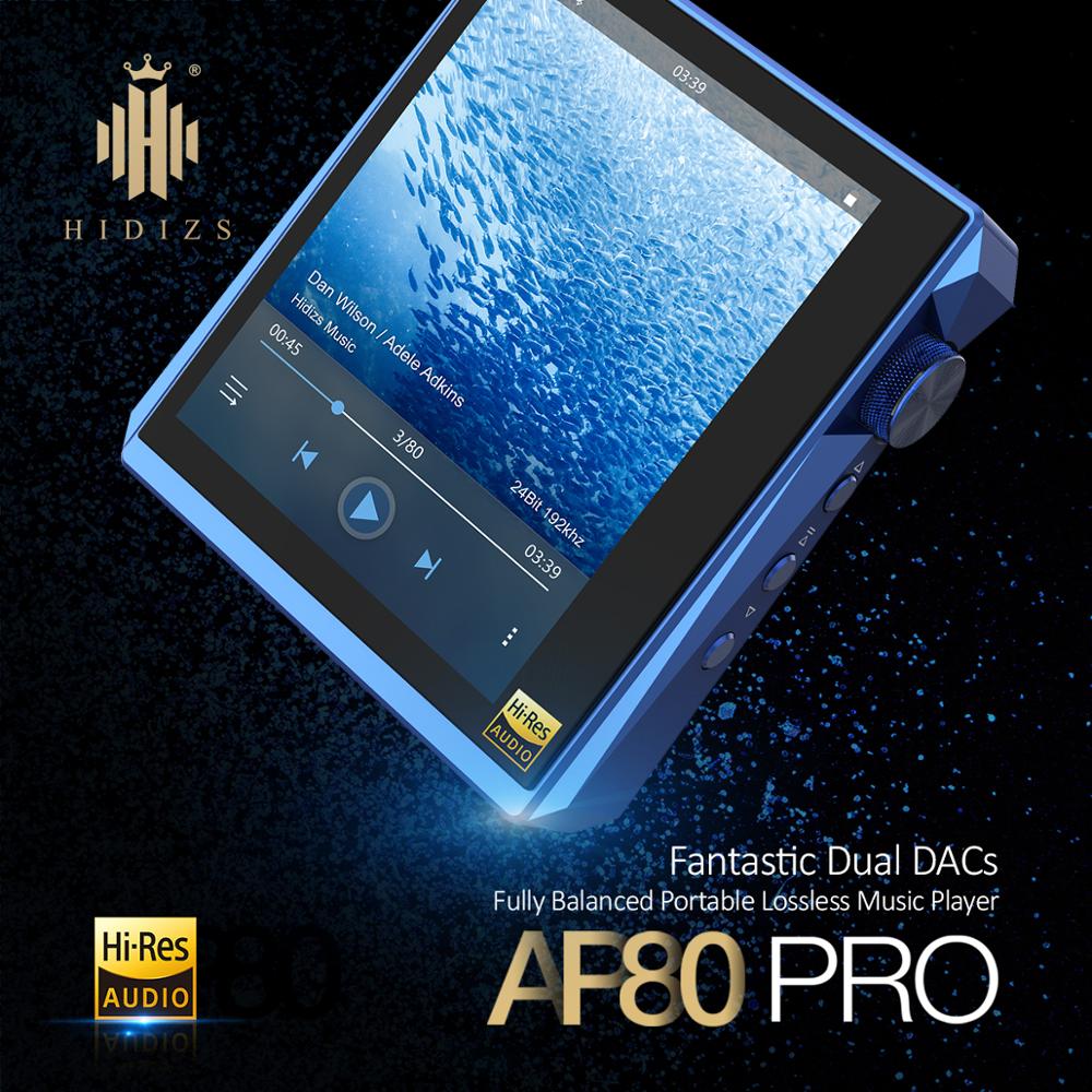 Hidizs AP80PRO HiFi dual ESS9218 MP3 Bluetooth Music Player With Touch Screen Portable FLAC LDAC USB DAC DSD 64/128 FM Radio DAP