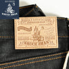 SauceZhan 315XX Slightly Tapered Selvedge Jeans Raw Denim Jeans Unwashed BLUE Jeans 14.5 Oz Motorcycle Jeans Jeans Men