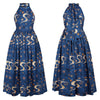 MD Plus Size Sleeveless Dress 2021 New African Clothes Ankara Dashiki Print Dress Fashion Party Dresses for Women Robe Africaine