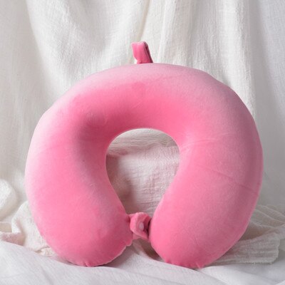 Memory foam u-shaped pillow Slow rebound Neck pillow Nap Airplane pillow travel Cartoon memory u-shaped headrest long trip
