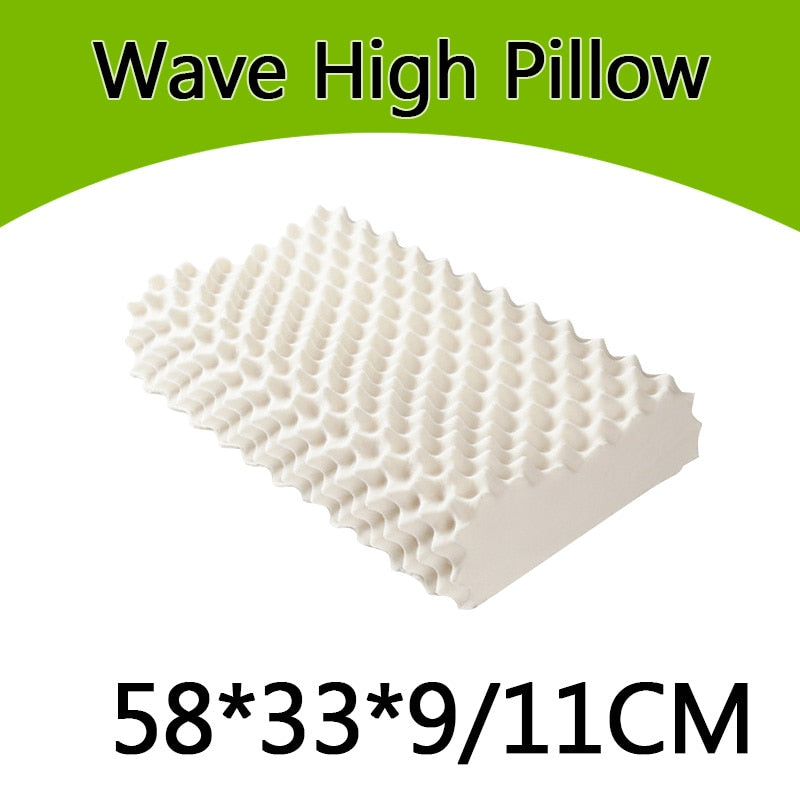 Thailand Natural Latex Orthopedic Massage Pillow Neck Cervical Spine Protected Remedial Big Vertebrae Pillow