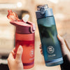 850ml/550ml Portable Tritan Material Water Bottle With Straw Outdoor Sport Fitness Drinking Bottles Sports Shaker Plastic Bottle