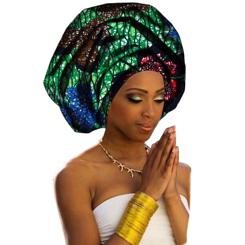 National Decorative Scarf Shawls Women African Cotton Headtie Head Wrap African Traditional Fashion Printed Ankara Headscarf