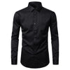 Mens White Bamboo Fiber Dress Shirts Slim Fit Wrinkle Free Casual Shirt Chemise Non Iron Easy Care Elastic Wedding Working Shirt