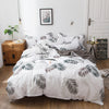 Classic Black White Grid Bedding Set Fashion Polka Dot Double Bed Linens Cover Set Quilt Pillowcase Shinging Star Pattern