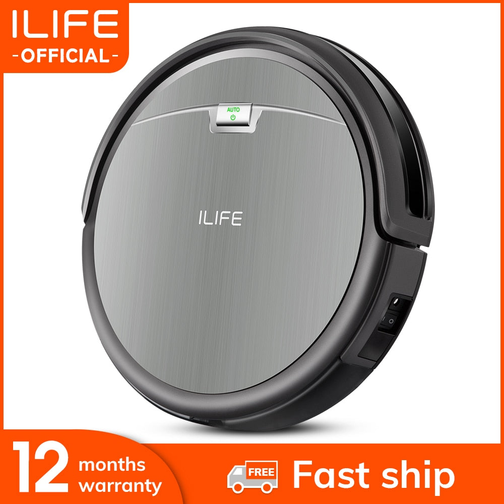 ILIFE A4s Robot Vacuum Cleaner , Carpet & Hard Floor Large Dustbin Miniroom Function Auto Recharge Household cleaning tools