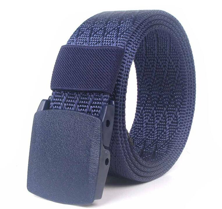New Men and Women Canvas Nylon Belt Fashion Automatic Buckle Belts Women