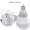 1080P HD WiFi IP Camera 360° Panoramic Fisheye Hidden cam Bulb Light Home Security Fisheye Bulb Lamp Night Vision Baby Monitor - Surprise store