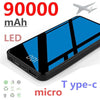 90000 mAh High Capacity Power Bank Mobile Phone Fast Charger Portable Travel Powerbank for Xiaomi Samsung IPhone Poverbank - Surprise store