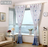 TONGDI Children Blackout Curtain Cartoon Fantsy Night Sky Kawaii Lovely Star Moon Print Decor For Home Parlou Bedroom LivingRoom