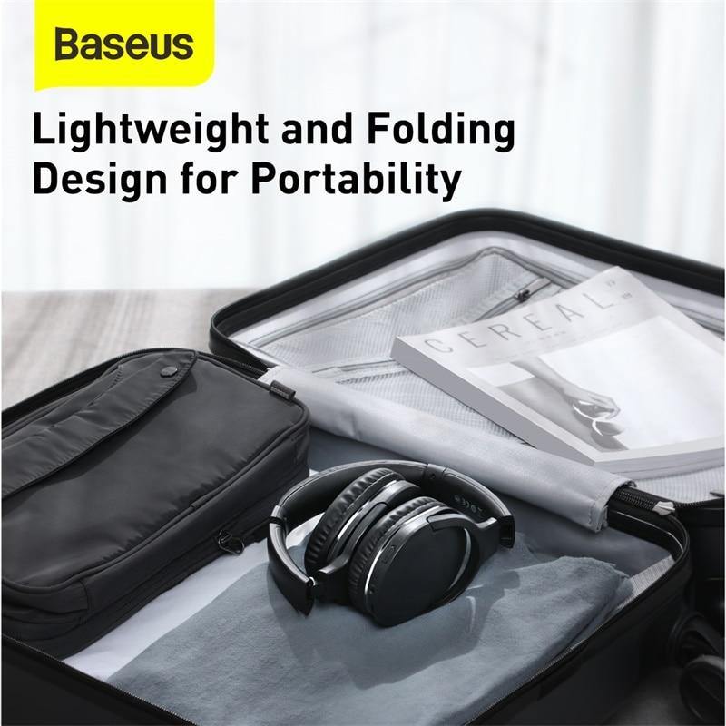 Baseus D02 Pro Wireless Headphones Sport Bluetooth 5.0 Earphone Handsfree Headset Ear Buds Head Phone Earbuds For iPhone Xiaomi - Surprise store