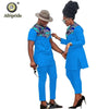 African Couple Clothing Women Suits + Men Clothing Set Dashiki Shirts Ankara Pants Print Outfits Tribal Suit AFRIPRIDE S20C001 - Surprise store