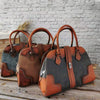IMYOK New Designer Casual Women Tote Vintage Hand Bags Soft Leather Laides Shoulder Bag High Quality Sac a Main Femme