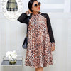 2019 Leopard African Dresses For Women African Clothes Africa Dress Dashiki Ladies Clothing Ankara Africa Dress