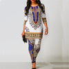 African Dresses for Women 2020 News Top Pants Suit Dashiki Print Ladies Clothes Robe Africaine Bazin Fashion Clothing