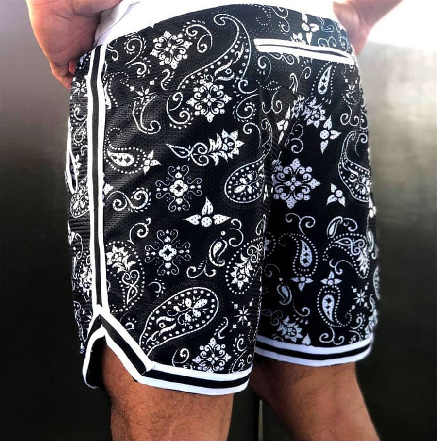 Camouflage shorts Latest Splicing Mesh Breathable Men's Fitness Sports Leisure Basketball Pants Outdoor Running Training Shorts