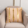 2021 Fashion Striped Pillowcase Festival Home Bronzing Sofa Cushion Cover 45x45cm Car Soft Fabric Lumbar Pillow Cases Decorative