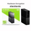 Original Western Digital My Book 8TB 6TB 4TB 3.5' Desktop External Hard Drive WD HDD USB 3.0/256-bit AES Hardware Encryption - Surprise store