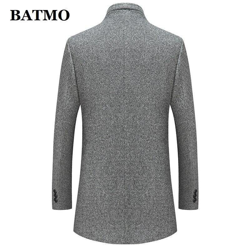 Batmo 2020 new arrival winter high quality wool thicked casual trench coat men,men's winter warm coat,winter jackets men 897 - Surprise store