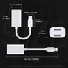 2 in 1 Adapter Splitter Cable For iPhone 11 Pro Xs Max XR 7 8 Plus iPad iOS Dual Lightning Charging Audio Earphone OTG Accessory