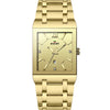Luxury Golden Watches Men Top Brand Designer Quartz Wristwatches Creative Rectangle Diamond Watch Waterproof Relogio Masculino