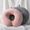 Memory foam u-shaped pillow Slow rebound Neck pillow Nap Airplane pillow travel Cartoon memory u-shaped headrest long trip