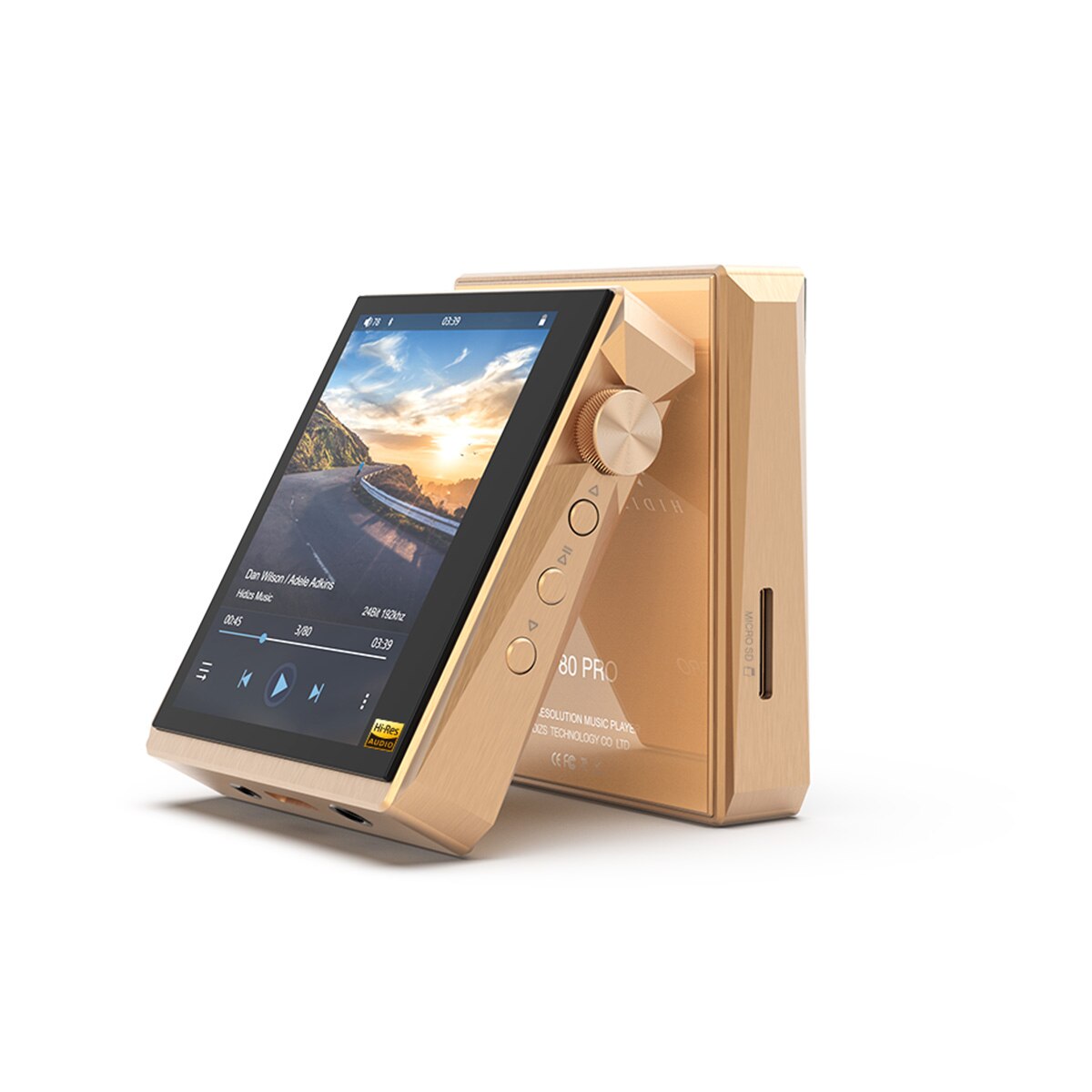 Hidizs AP80PRO HiFi dual ESS9218 MP3 Bluetooth Music Player With Touch Screen Portable FLAC LDAC USB DAC DSD 64/128 FM Radio DAP