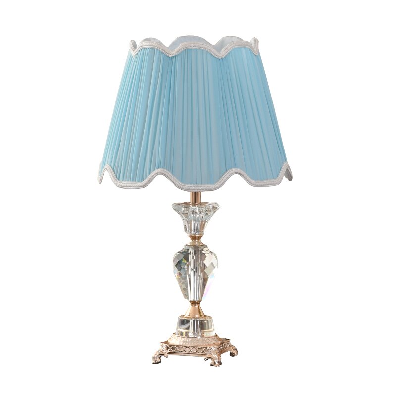 Crystal Table Lamps Desk Lights Luxury  Dimmer Modern Contemporary Fabric for Foyer Living Room Office Creative Bed Room Hotel