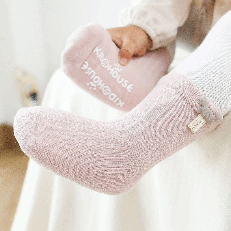 3 Pairs/Lot Infant Sock Cute Cartoon Newborn Baby Socks Dispensing Glue Non-slip Boys Girls Baby Socks Floor Socks Kids Sock