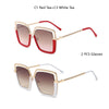 Luxury Square Sunglasses Women Men Alloy Chain Frame Sun Glasses Brand Design Female Shades Ladies Fashion Trending Eyeglasses