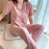 Pyjamas women short sleeve long pant summer sleepwear pajamas set cute cartoon cotton pijamas suit new home clothes 15 styles