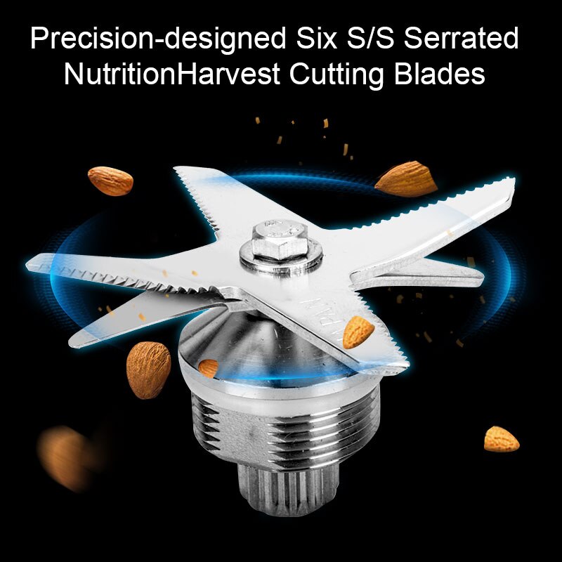 Timer BPA Free 3HP 2200W Commercial Blender Mixer Juicer Power Food Processor Smoothie Bar Fruit Electric Blender